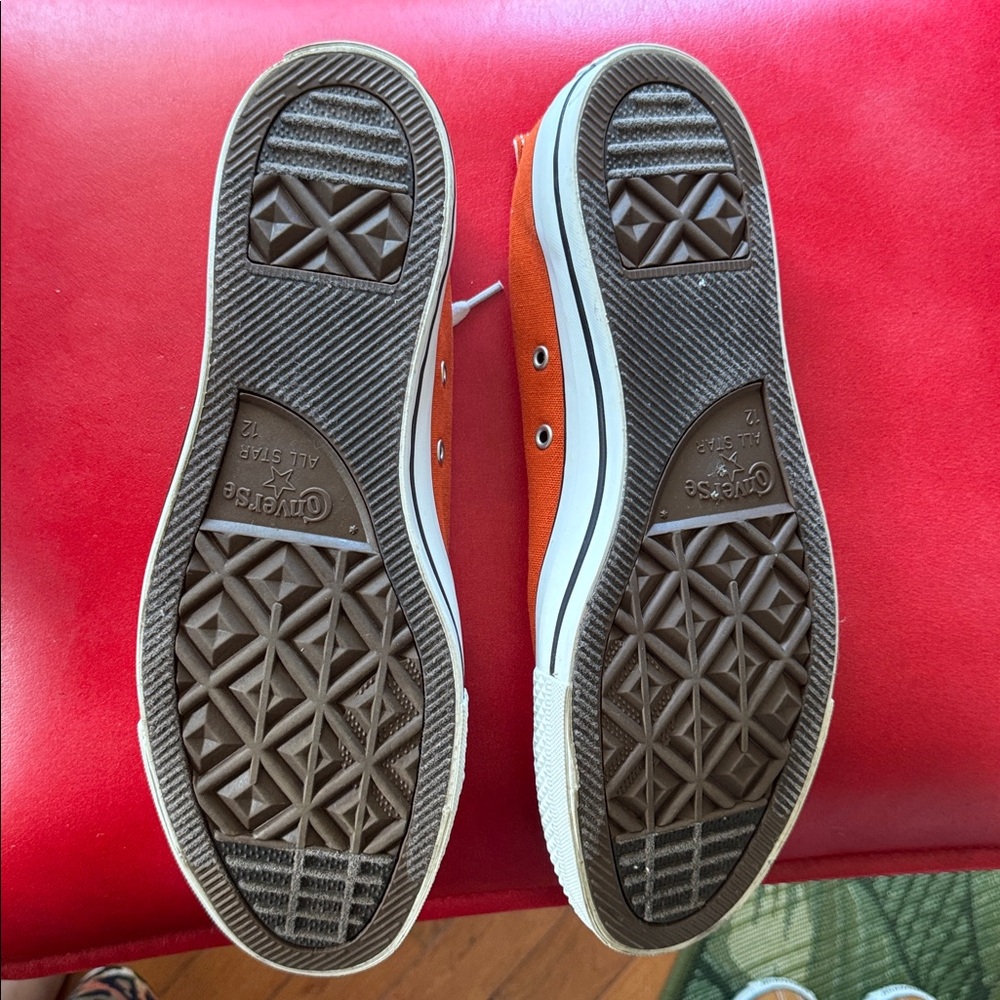 Converse Vibrant Orange Canvas Sneakers - Picture 3 of 4
